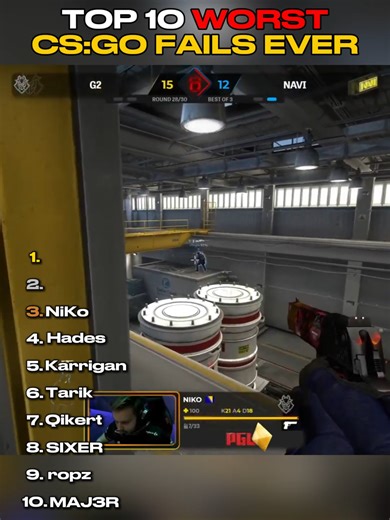 Top 10 Worst CS:GO Fails in Gaming History