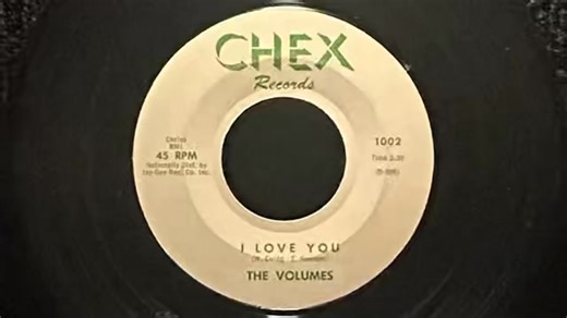 . In June 1962, a Detroit, Michigan- based R&B doo-wop group, The Volumes, achieved a #22 Top 40 hit with their rendition of the song “ I Love You '’ | Dennis Groft