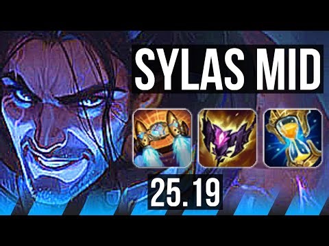 SYLAS vs AKALI (MID) | 14/1/5, 7 solo kills, Legendary | KR Diamond | 25.19