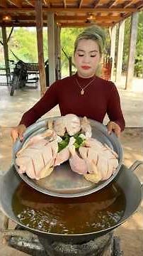 Cooking yummy deep fried chicken crispy recipe