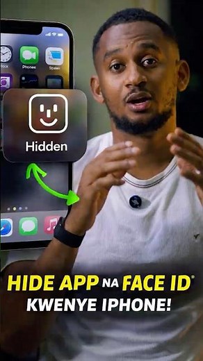 How to hide apps with Face ID on iPhone 🔒. #shorts #viralvideo #smartphone #iphone #tips