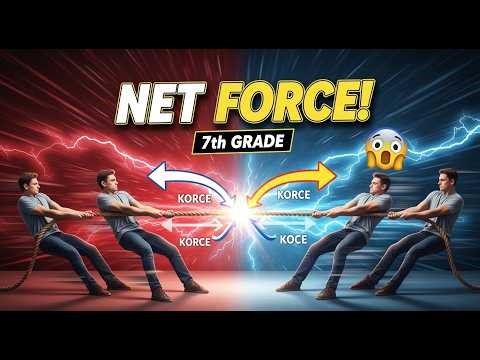 Forces and Net Force Explained | Balanced vs Unbalanced Forces | 7th Grade Physics
