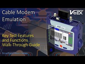 Cable Modem Emulation Features & Functions - Quick Guide
