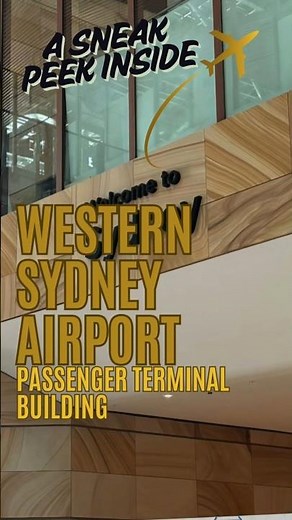 Inside the Western Sydney Airport Passenger Terminal Building #westernsydneyairport