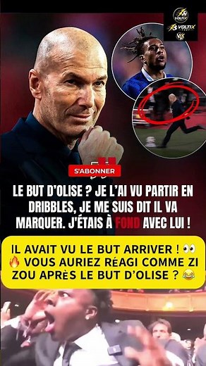 𝗭𝗜𝗗𝗔𝗡𝗘 🇫🇷😂 𝗜𝗟 𝗔𝗩𝗔𝗜𝗧 𝗧𝗢𝗨𝗧 𝗣𝗥𝗘́𝗩𝗨 ! 😱🔥 « 𝗝’𝗔𝗜 𝗗𝗜𝗧 : 𝗜𝗟 𝗩𝗔 𝗠𝗔𝗥𝗤𝗨𝗘𝗥 » ⚽💙 𝗦𝗢𝗡𝗧 𝗩𝗜𝗥𝗔𝗟𝗘 !