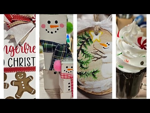 Craft Fair 2024 Part 1:What I Made For My Craft Fair: Christmas Craft Fair Ideas