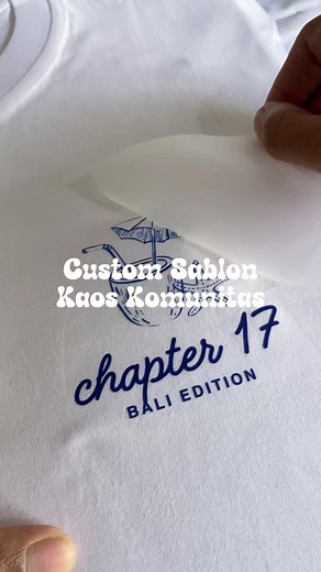 Custom Sablon Kaos Komunitas. #sablonkaos #dtf #kaoskomunitas