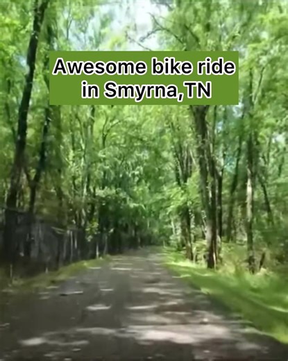 Smyrna Greenway Trail Smyrna, TN Virtual Bike Ride. Outdoors in Tennessee - Cycling and Biking. #virtualbikerides #cycling #tennessee