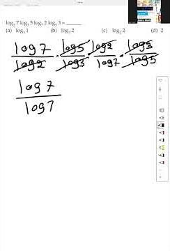 Simplifying logs with different bases #maths #exam