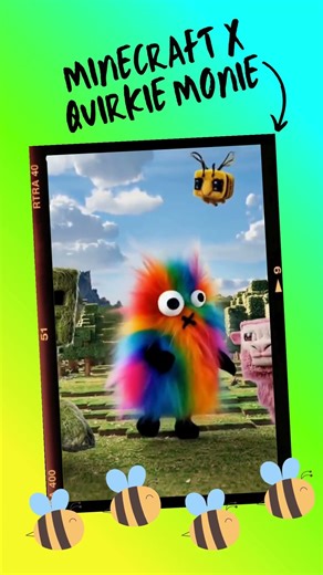 Quirkie Monie Minecraft Monster I am Steve Gaming Video Game Build Hypixel Adventure Pixel