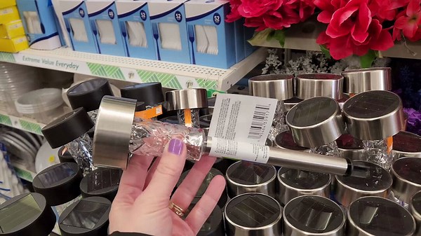 Dollar Tree light up outdoor decor