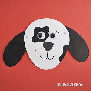 Paper Plate Dog Craft (with floppy ears) • In the Bag Kids' Crafts