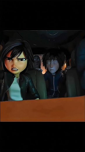 Go Go Driving Skills 🥶 | Big Hero 6 Phonk Edit 🚗💨Never Let Go Go Drive! 💀🔥 | Epic Chase Edit