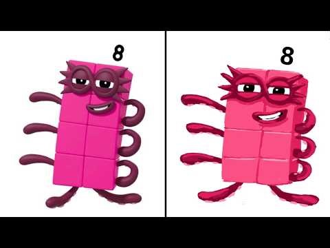 How to Draw Numberblocks - 8 | Easy Drawing for Kids