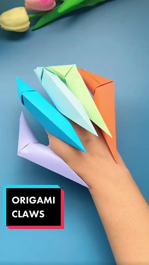 Origami Claws Tutorial for Kids: Fun and Easy Paper Claw Making