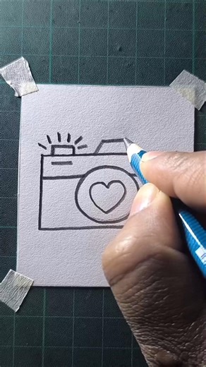 easy camera drawing