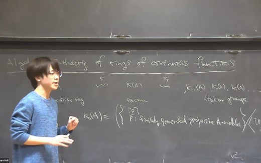 Ko Aoki - Algebraic K-theory of Rings of Continuous Functions
