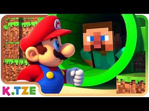 Steve! Where Are You? 😩😢 Super Mario Odyssey Story