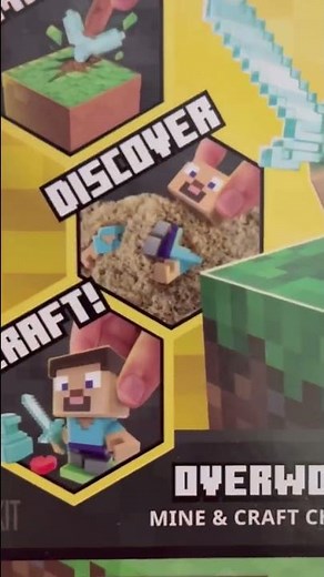 Did I find GOLD? Minecraft mine kit #shorts