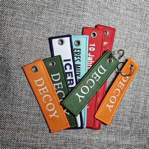 100 Custom Embroidered Keychains, Custom Logo Keychains Bulk, Promotional Giveaway, Personalized Business Logo Keychain - Etsy