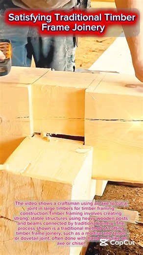 Satisfying Traditional Timber Frame Joinery