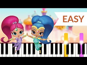 Shimmer and Shine Theme Song (EASY Piano Tutorial)