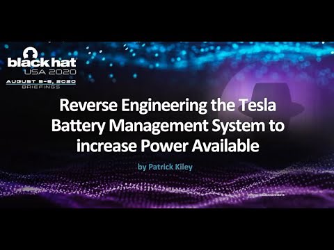 Reverse Engineering the Tesla Battery Management System to increase Power Available
