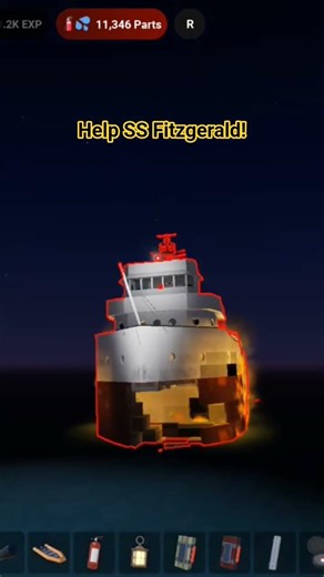 Help SS Fitzgerald on Fire! Sail and Sink Simulator #roblox