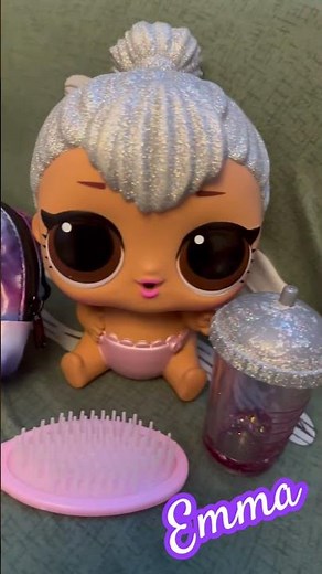 Emma's LOL Surprise! Oh Ooh La La Baby Lil Kitty Queen Doll with Silver Hair #emma #lolsurprise #lol