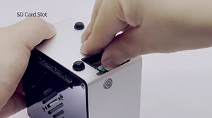 ElectroCookie Raspberry Pi 5 Case, Aluminum Mini Tower Case with Cooling Fan and Color Changing Ambient Light (Black)