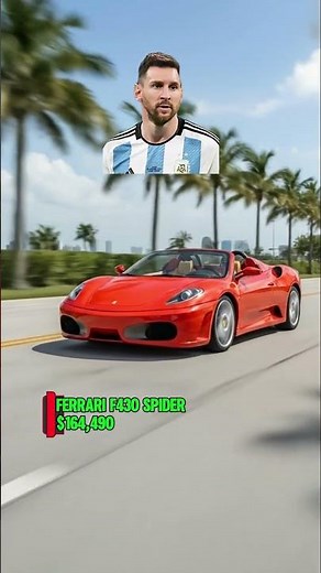 Lionel Messi - car collection
