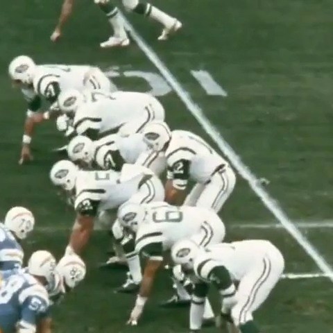 1968-11-24 New York Jets @ San Diego Chargers (Don Maynard 87-yard TD pass from Joe Namath) | On this day in Professional Football History