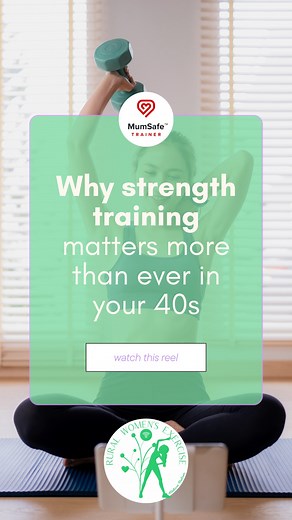 As we move through our 40s, our bodies begin to change, often quietly at first. Estrogen levels start to decline, which affects how we build and maintain muscle, bone density, and energy. This is why strength training becomes more than just exercise. It’s a way to protect your bones, support your joints, boost metabolism, and stabilise mood and hormones. Even two to three strength sessions a week can make a meaningful difference to: • Muscle and bone health • Balance and coordination • Confidenc