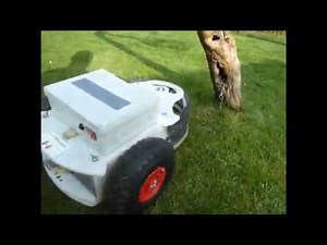 Ardumower free wheel sensor - outdoor test