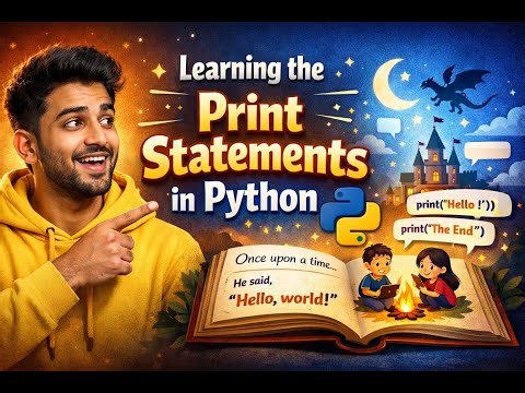 Python Print Statement Explained | Beginner Friendly How Python Talks? Print() Explained