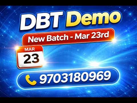 What is DBT | Data Build Tool Data Engineering | DBT Demo Videos | New Batch March 23rd 2026