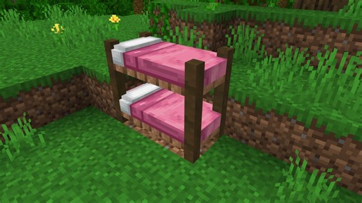 [Bedrock] Functional Bunk beds Minecraft Texture Pack