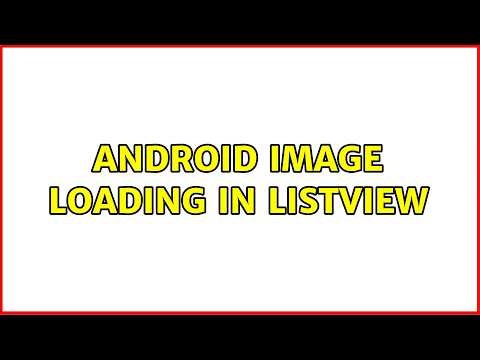 Android image loading in listview