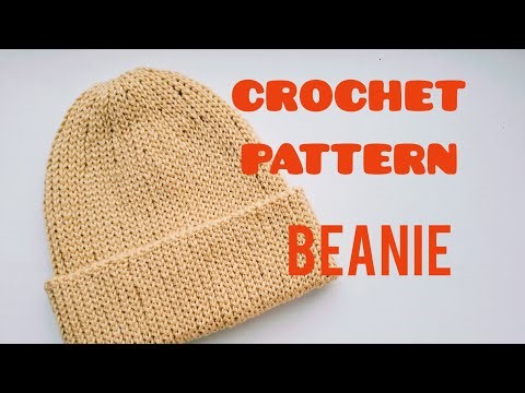 Crochet Pattern for Beanie Hat | Free Crochet Pattern |Step by Step 