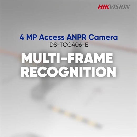 Introducing the high-performing 4MP Access ANPR Camera DS-TCG406-E. Designed for precision and efficiency, it's equipped with multi-frame recognition technology, ensuring accurate and reliable performance. 📸🔒 #ExitEntrance #ANPR #AccessControl | Hikvision