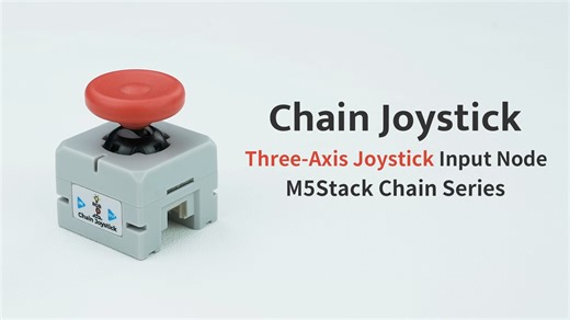 M5Stack on Instagram: "#M5StackNew 🎉 Chain Joystick Released Chain Joystick is a high-precision Hall effect joystick input node in the M5Stack Chain series. It supports three-axis control signal input, including analog input for X/Y axes and digital key input for the Z-axis. ✨Features ✅ High-precision Hall effect joystick ✅ STM32G031G8U6 core controller, UART serial cascading communication protocol ✅ X/Y/Z three-axis input, 1x programmable RGB LED ✅ 2x HY2.0-4P expansion interfaces supporting C
