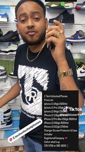 For all your iphone needs Quality for your money.. Purchase any iphone amd get a free screen protector and a free case… 📱376-5756 or 📱390-3628….@Z.tech unlocked phones