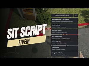 Fivem Sit Script : The Ultimate seating solution for your Server experience