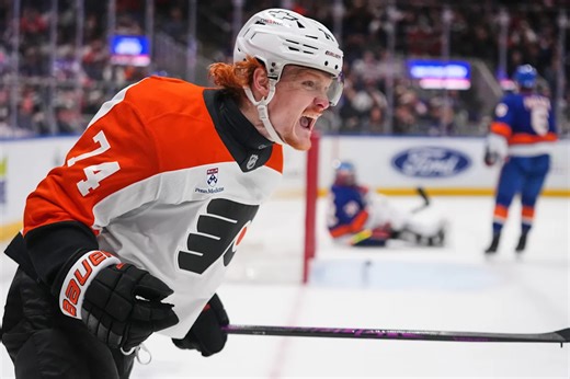 Michkov leads the Flyers past the Islanders 4-1, tightening the Metro playoff race