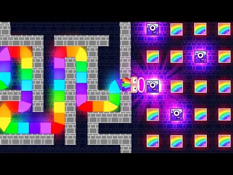 Pattern Palace | Can Numberblock Snake Escape the Hardest Apple Worm Level ?