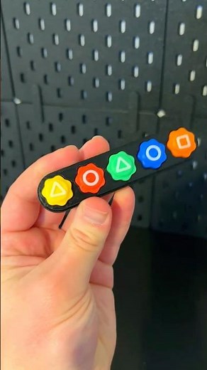 3D printed Squid Game Gonggi Portable Game #3dprinting #howto