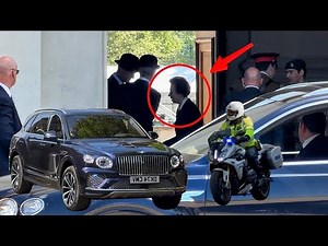 Princess Anne Departs the Royal Hospital Chelsea After Honouring Veterans