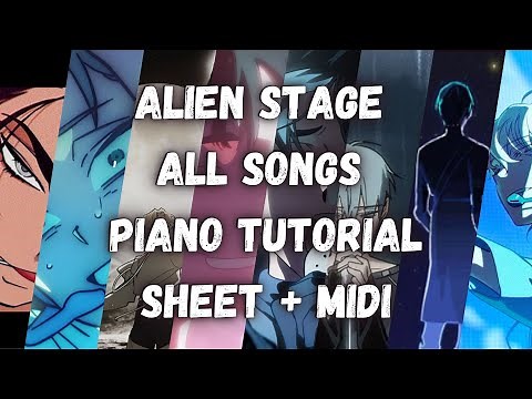 🎹 Alien Stage Piano Medley | SHEET + MIDI 🎼#piano #alienstage