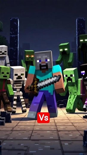 “Herobrine vs EVERY Minecraft Mob! 😱 Who Wins? | Epic Battle!”