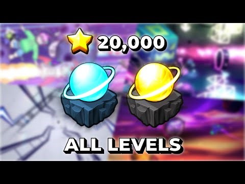Geometry Dash | 20,000 STARS: "Space" & "Cosmos" Gauntlet ALL LEVELS